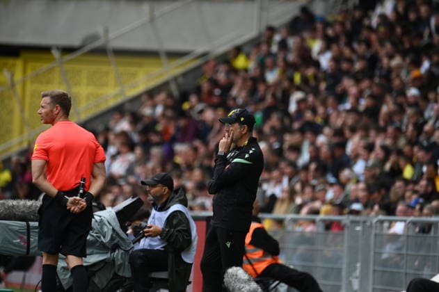 FOOTBALL : FC Nantes vs Olympique de Marseille - Ligue 1 - JournÃ e 32 - 02 05 2026 NantesFrance  Copyright: xEmilienxJousselinx