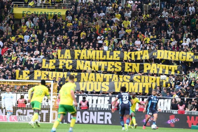 FOOTBALL : FC Nantes vs Olympique de Marseille - Ligue 1 - JournÃ e 32 - 02 05 2026 NantesFrance  Copyright: xEmilienxJousselinx