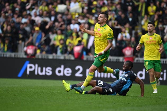 FOOTBALL : FC Nantes vs Olympique de Marseille - Ligue 1 - JournÃ e 32 - 02 05 2026 NantesFrance  Copyright: xEmilienxJousselinx