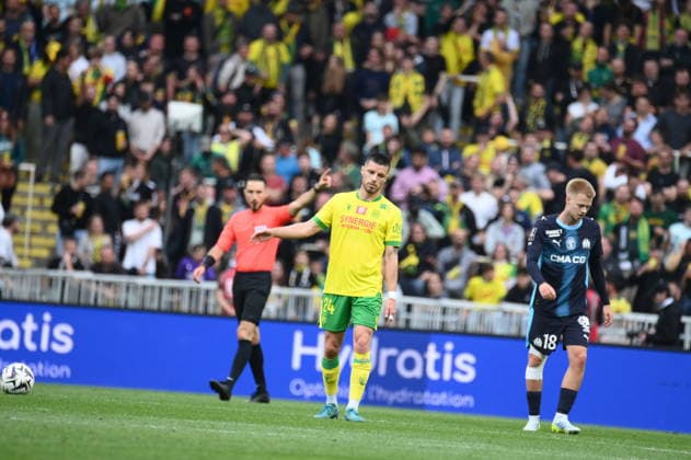 FOOTBALL : FC Nantes vs Olympique de Marseille - Ligue 1 - JournÃ e 32 - 02 05 2026 NantesFrance  Copyright: xEmilienxJousselinx