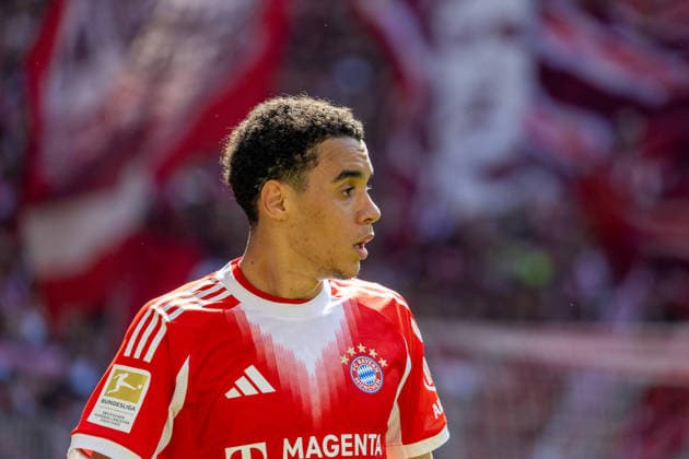 Deutschland: 1.Bundesliga, 32.Spieltag, 02.05.2026, Saison 2025 2026, FC Bayern München vs 1. FC Heidenheim, Allianz Arena : Musiala Jamal (FC Bayern München, 10) *** Germany 1 Bundesliga, 32 Matchday, 02 05 2026, Season 2025 2026, FC Bayern Munich vs 1 FC Heidenheim, Allianz Arena Musiala Jamal FC Bayern Munich, 10 Copyright: xMichellexLukax