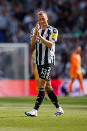 Newcastle United v Brighton & Hove Albion, Premier League Dan Burn of Newcastle United celebrates scoring his sides second goal of the match 2-0 during the Newcastle United v Brighton & Hove Albion Premier League match at St. James Park, Newcastle Upon Tyne, England on 2 May 2026 Credit: Craig Cowan Every Second Media Editorial use only. All images are copyright Every Second Media Limited. No images may be reproduced without prior permission. All rights reserved. Premier League and Football League images are subject to licensing agreements with Football DataCo Limited. see https: www.football-dataco.com Copyright: xIMAGO EveryxSecondxMediax ESM-1970-0079 CraigxCowanx xEveryxSecondxMediax