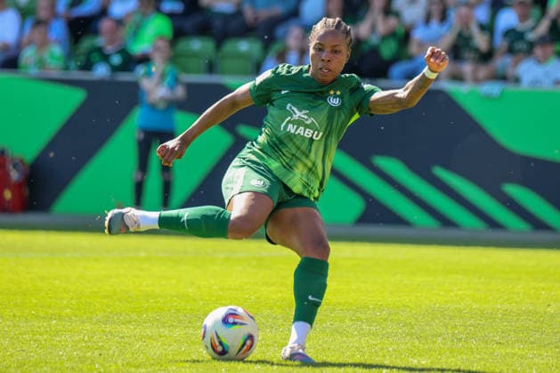 Wolfsburg, Deutschland: 02. Mai 2026 - 1. Frauen Bundesliga - 24. Spieltag - VfL Wolfsburg vs. RB Leipzig Im Bild: Lineth Beerensteyn (VfL) Copyright: HMBxMedia MadeleinexFantini