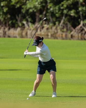 RIVIERA MAYA OPEN AT MAYAKOBA 2026 RIVIERA MAYA OPEN AT MAYAKOBA 2026 ROUND 3 02052026 PLAYA DEL CARMEN, QUINTANA ROO. Action photo of Yuna Nishimura of Japan, during round 3 of the Riviera Maya Open at Mayakoba 2026 at El Camaleon Golf Club in Playa del Carmen, Mexico. Foto de accion de Yuna Nishimura de Japon, durante la ronda 3 del torneo Riviera Maya Open at Mayakoba 2026 celebrado en el Club de Golf El Camaleon en Playa del Carmen, Mexico. Photo by IMAGENSHOP AGENCIA FOTOGRAFICA PLAYA DEL CARMEN QUINTANA ROO MEXICO Copyright: xMIKIOxWATANABEx