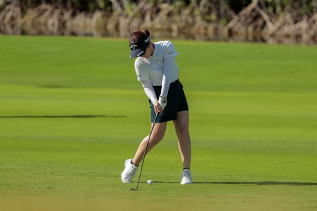 RIVIERA MAYA OPEN AT MAYAKOBA 2026 RIVIERA MAYA OPEN AT MAYAKOBA 2026 ROUND 3 02052026 PLAYA DEL CARMEN, QUINTANA ROO. Action photo of Yuna Nishimura of Japan, during round 3 of the Riviera Maya Open at Mayakoba 2026 at El Camaleon Golf Club in Playa del Carmen, Mexico. Foto de accion de Yuna Nishimura de Japon, durante la ronda 3 del torneo Riviera Maya Open at Mayakoba 2026 celebrado en el Club de Golf El Camaleon en Playa del Carmen, Mexico. Photo by IMAGENSHOP AGENCIA FOTOGRAFICA PLAYA DEL CARMEN QUINTANA ROO MEXICO Copyright: xMIKIOxWATANABEx
