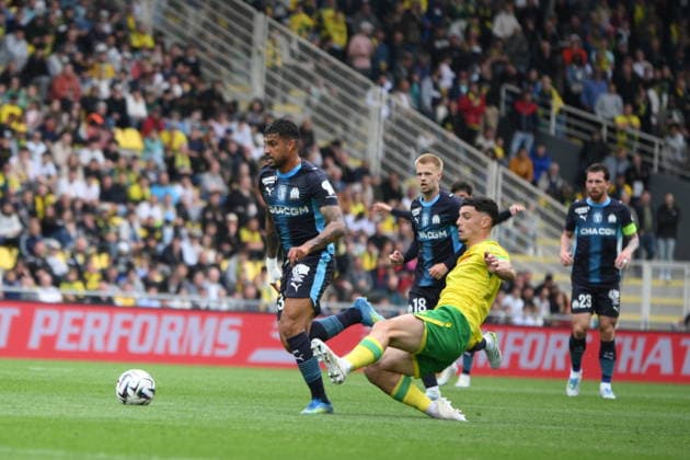 FOOTBALL : FC Nantes vs Olympique de Marseille - Ligue 1 - JournÃ e 32 - 02 05 2026 NantesFrance  Copyright: xEmilienxJousselinx