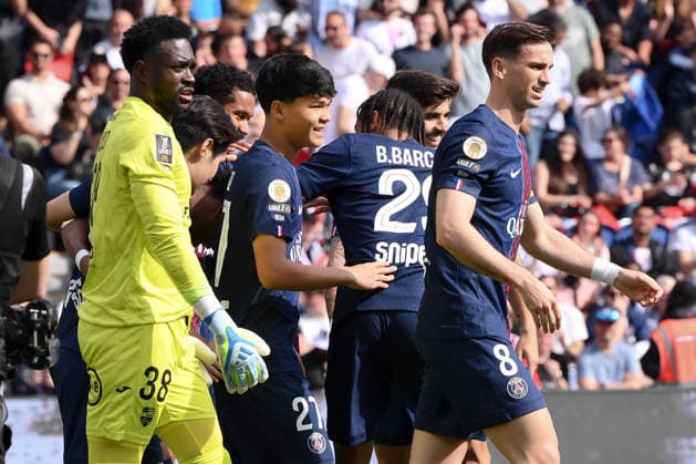 Paris Saint-Germain v FC Lorient - Ligue 1 McDonald s 2025 2026 27 Pedro Dro FERNANDEZ (psg) - 08 Fabian RUIZ PENA (psg) during the Ligue 1 McDonald s match between Paris SG and Lorient at Parc des Princes on May 2, 2026 in Paris, France. Paris France  Copyright: xFEPx 776348381