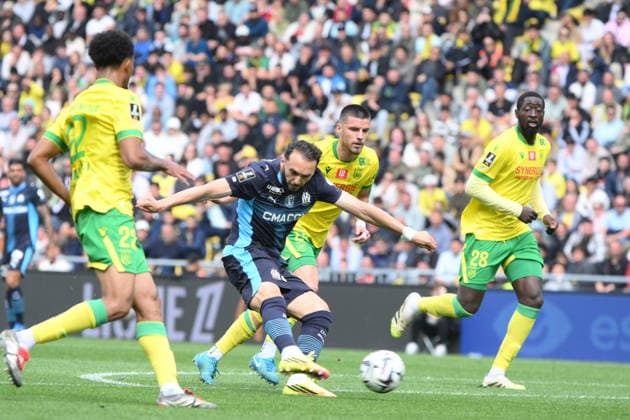 FOOTBALL : FC Nantes vs Olympique de Marseille - Ligue 1 - JournÃ e 32 - 02 05 2026 NantesFrance  Copyright: xEmilienxJousselinx