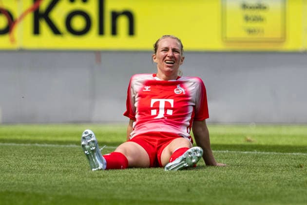 Google Pixel Frauen-Bundesliga: 1. FC Köln - SV Werder Bremen; 02.05.2026 Pauline Bremer (1. FC Köln, 11) am 24. Spieltag der Google Pixel Frauen-Bundesliga im Spiel des 1. FC Köln gegen den SV Werder Bremen am 02.05.2026 im RheinEnergie-Stadion in Köln, Deutschland. Copyright: xBEAUTIFULxSPORTS Meuselx