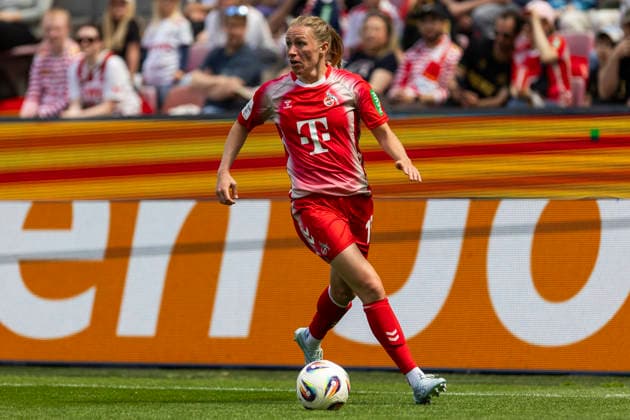 Google Pixel Frauen-Bundesliga: 1. FC Köln - SV Werder Bremen; 02.05.2026 Pauline Bremer (1. FC Köln, 11) am 24. Spieltag der Google Pixel Frauen-Bundesliga im Spiel des 1. FC Köln gegen den SV Werder Bremen am 02.05.2026 im RheinEnergie-Stadion in Köln, Deutschland. Copyright: xBEAUTIFULxSPORTS Meuselx