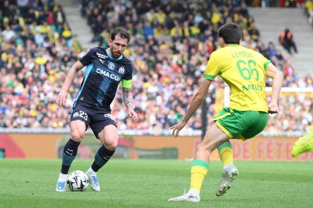 FOOTBALL : FC Nantes vs Olympique de Marseille - Ligue 1 - JournÃ e 32 - 02 05 2026 NantesFrance  Copyright: xEmilienxJousselinx