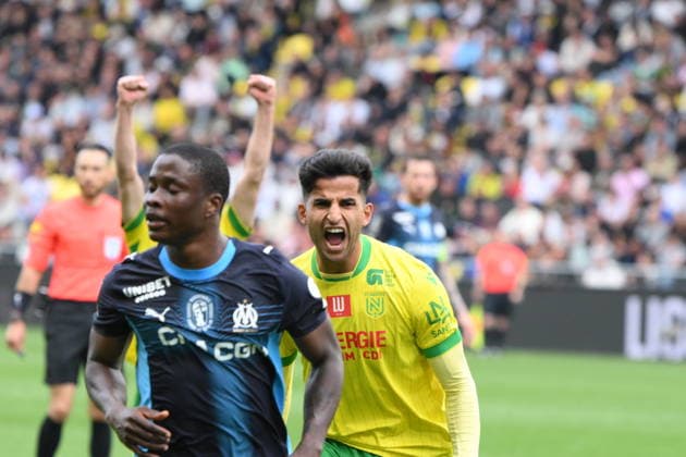 FOOTBALL : FC Nantes vs Olympique de Marseille - Ligue 1 - JournÃ e 32 - 02 05 2026 NantesFrance  Copyright: xEmilienxJousselinx