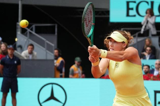 Mirra Andreeva (RUS) vs Marta Kostiuk (UCR) during Woman final of Masters Series Madrid 2026 in Madrid on 02 May 2026 Cordon Press 