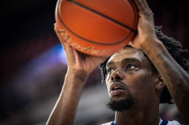 Rostock, Deutschland 02. Mai 2026: 1. BBL - 2025 2026 - Sp. 32 - Rostock Seawolves gegen Science City Jena Im Bild: Kassim Nicholson (Rostock Seawolves) Copyright: xFotostandx xVoelkerx