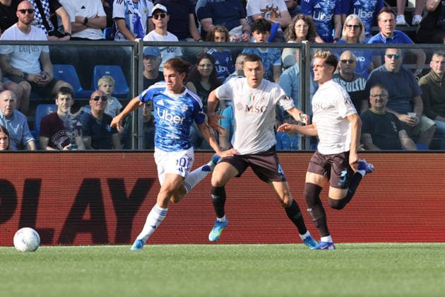ComoÕs ComoÕs Nico Paz during the Serie A soccer match between Como and Napoli at the Giuseppe Sinigaglia stadium in Como, north Italy - May 2, 2026 - Soccer.  Copyright: xAntonioxSaiai LaPressex