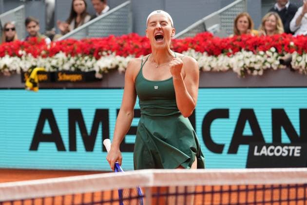 Mirra Andreeva (RUS) vs Marta Kostiuk (UCR) during Woman final of Masters Series Madrid 2026 in Madrid on 02 May 2026 Cordon Press 