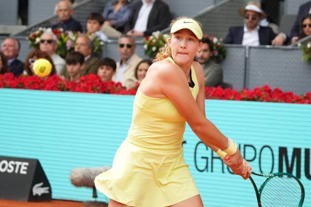 Mirra Andreeva (RUS) vs Marta Kostiuk (UCR) during Woman final of Masters Series Madrid 2026 in Madrid on 02 May 2026 Cordon Press 