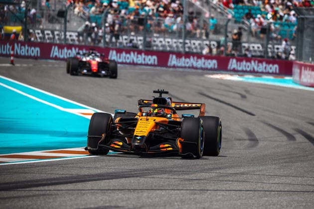 F1 - MIAMI GRAND PRIX 2026 81 PIASTRI Oscar (aus), McLaren F1 Team MCL40, action during the Formula 1 Miami Grand Prix 2026, 4th round of the 2026 Formula One World Championship, WM, Weltmeisterschaft from May 1 to 3, 2026 on the Miami International Autodrome, in Miami Gardens, USA - Miami GardensUnited States  Copyright: xDPPIx