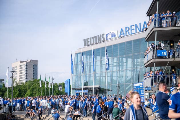 02.05.2026, Fussball, 2. Bundesliga, Saison 2025 2026, 32. Spieltag, FC Schalke 04 - Fortuna Düsseldorf, Fans FC Schalke 04, xRHR-FOTO YYx