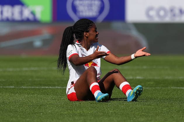 VfL vs. Leipzig, BL Frauen Wolfsburg, 02.05.2026, Fußball, Frauen, Google Pixel Bundesliga, Saison 2025 2026, VfL Wolfsburg vs RB Leipzig, Delice Boboy (RB Leipzig) AOK Stadion Niedersachsen Deutschland