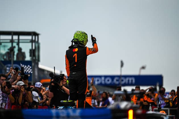 F1 - MIAMI GRAND PRIX 2026 NORRIS Lando (gbr), McLaren F1 Team MCL40, portrait during the Formula 1 Miami Grand Prix 2026, 4th round of the 2026 Formula One World Championship, WM, Weltmeisterschaft from May 1 to 3, 2026 on the Miami International Autodrome, in Miami Gardens, USA - Miami GardensUnited States  Copyright: xDPPIx