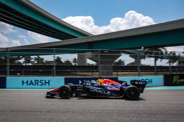F1 - MIAMI GRAND PRIX 2026 03 VERSTAPPEN Max (nld), Red Bull Racing Ford RB22, action during the Formula 1 Miami Grand Prix 2026, 4th round of the 2026 Formula One World Championship, WM, Weltmeisterschaft from May 1 to 3, 2026 on the Miami International Autodrome, in Miami Gardens, USA - Miami GardensUnited States  Copyright: xDPPIx