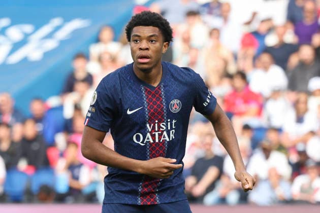 FOOTBALL : Paris Saint Germain Vs FC Lorient - Ligue 1 - 02 05 2026 Pierre Mounguengue (PSG) ParisFrance  Copyright: xMichaelxBaucherx