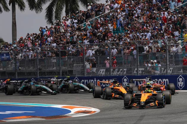 Formula 1 Crypto.com Miami Grand Prix 2026 Lando Norris (GBR), winner McLaren Mastercard F1 Team, MCL40 during Formula 1 Crypto.com Miami Grand Prix 2026. Sprint race on May 2., 2026 in Miami, United States Of America Zsombor Toth Miami Miami International Autodrome Florida United States Of America