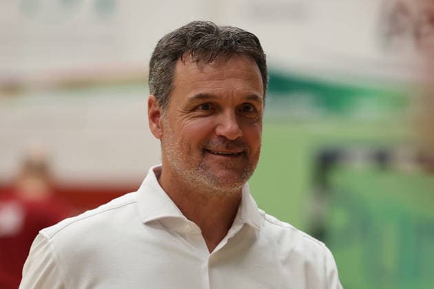 02.05.2026, Handball, Herren, 3. Liga Staffel Süd-West, Saison 2025 2026, HG Saarlouis - TV Homburg, Sportdirektor Markus Baur (HG Saarlouis) Saarlouis Stadtgartenhalle Saarland Deutschland (DEU) Copyright: xSebastianxBachx