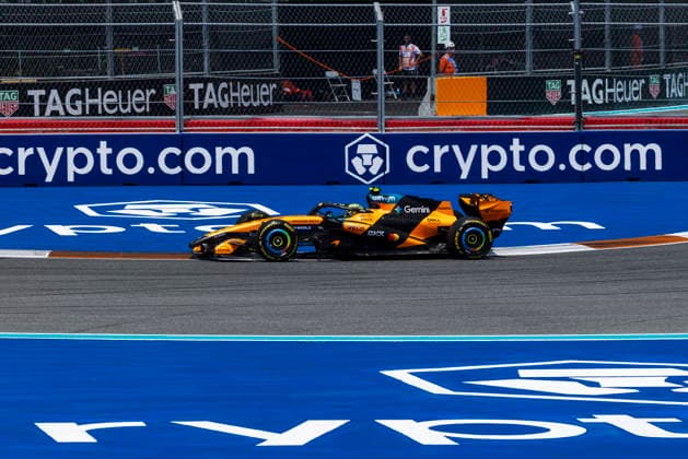 Formula 1 Crypto.com Miami Grand Prix 2026 Joseph Pinchin OVERTAKE MAXPPP - Miami 02 05 2026 01 NORRIS Lando (gbr), McLaren Mastercard F1 Team, action at the Formula 1 Crypto.com Miami Grand Prix 2026, the 4th round of the 2026 FIA Formula 1 World Championship, WM, Weltmeisterschaft at the Miami International Autodrome in Miami Gardens, United States, from 30 April to 3 May 2026 Miami Miami International Autodrome in Miami Gardens United States  Copyright: xOVERTAKE MAXPPPxJosephxPinchinx OVT202605029938 OVT202605029938