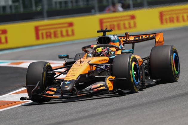 RECORD DATE NOT STATED 2nd May 2026; Miami International Autodrome, Miami, Florida, United States of America; 2026 FIA Formula 1 Miami Grand Prix; Sprint Race; Oscar Piastri (81) of Australia and McLaren Mastercard F1 Team speeds through turn three DavidxBuono