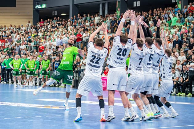 Handball Bundesliga; HSG Wetzlar - THW Kiel, 02.05.26 Philipp Ahouansou (HSG Wetzlar, 19) Handball Bundesliga; HSG Wetzlar - THW Kiel: Wetzlar, 02.05.26 Copyright: xBEAUTIFULxSPORTS Roeczeyx