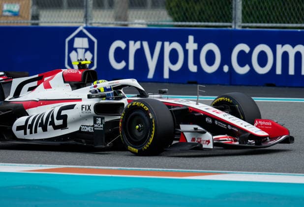Oliver Bearman (Toyota Gazoo Racing Haas F1 Team, Großbritannien, 87) USA, Formel 1 Weltmeisterschaft, Miami Grand Prix, Miami International Autodrome, Miami Gardens, Sprintrennens, Saison 2026, 02.05.2026 USA, Formel 1 Weltmeisterschaft, Miami Grand Prix, Miami International Autodrome, Miami Gardens, Sprintrennens, Saison 2026, 02.05.2026 Miami Gardens Copyright: xEibner-Pressefoto ScottxColemanx EP_SCN