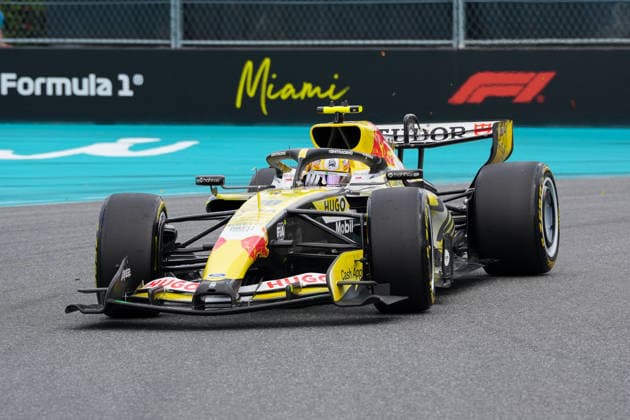 Liam Lawson (Visa Cash App Racing Bulls F1 Team, Neuseeland, 30) USA, Formel 1 Weltmeisterschaft, Miami Grand Prix, Miami International Autodrome, Miami Gardens, Sprintrennens, Saison 2026, 02.05.2026 USA, Formel 1 Weltmeisterschaft, Miami Grand Prix, Miami International Autodrome, Miami Gardens, Sprintrennens, Saison 2026, 02.05.2026 Miami Gardens Copyright: xEibner-Pressefoto ScottxColemanx EP_SCN