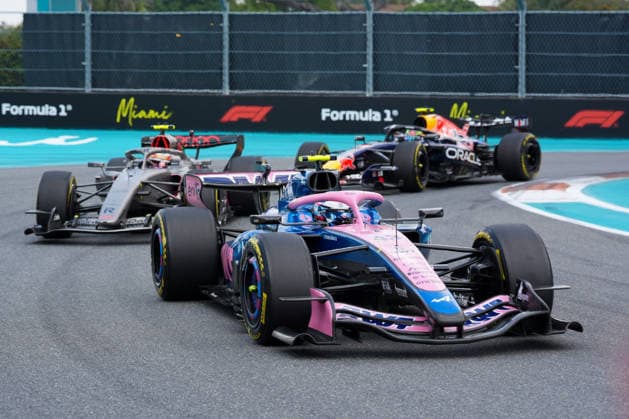 Franco Colapinto (BWT Alpine F1 Team, Argentinien, 43) USA, Formel 1 Weltmeisterschaft, Miami Grand Prix, Miami International Autodrome, Miami Gardens, Sprintrennens, Saison 2026, 02.05.2026 USA, Formel 1 Weltmeisterschaft, Miami Grand Prix, Miami International Autodrome, Miami Gardens, Sprintrennens, Saison 2026, 02.05.2026 Miami Gardens Copyright: xEibner-Pressefoto ScottxColemanx EP_SCN