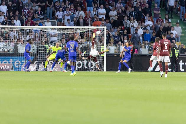 FOOTBALL : Metz FC vs AS Monaco - ligue 1 - Metz - 02 05 2026 Gauthier Hein 10 (FC Metz)  Copyright: xelyxandroxcegarrax