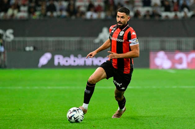 FOOTBALL : OGC Nice VS RC Lens - Ligue 1 McDonald s - 02 05 2026 Morgan Sanson (OGC Nice) - Ligue 1 McDonald™s match between OGC Nice and Racing Club de Lens on May 2, 2026 at the Allianz Riviera Stadium in Nice. NiceFrance  Copyright: xWilliamxCannarellax