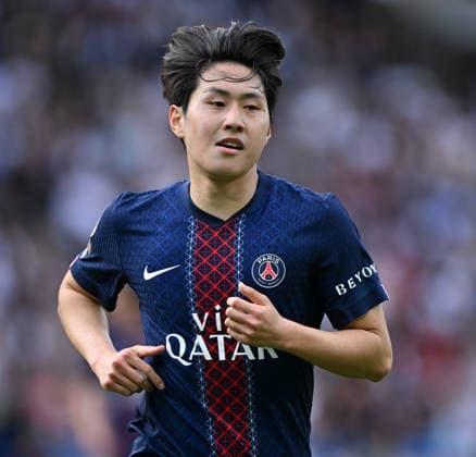 PSG vs Lorient: French Ligue 1 PARIS, FRANCE - MAY 02: Lee Kang-in of Paris Saint-Germain in action during the French Ligue 1 (L1) soccer match between Paris Saint-Germain (PSG) and FC Lorient at Parc des Princes stadium in Paris, France on May 02, 2026. Mustafa Yalcin Anadolu Paris France. Editorial use only. Please get in touch for any other usage.  Copyright: x2026xAnadoluxMustafaxYalcinx