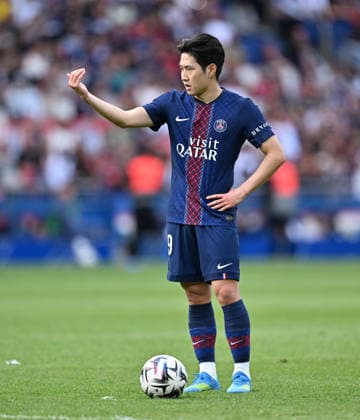 PSG vs Lorient: French Ligue 1 PARIS, FRANCE - MAY 02: Lee Kang-in of Paris Saint-Germain in action during the French Ligue 1 (L1) soccer match between Paris Saint-Germain (PSG) and FC Lorient at Parc des Princes stadium in Paris, France on May 02, 2026. Mustafa Yalcin Anadolu Paris France. Editorial use only. Please get in touch for any other usage.  Copyright: x2026xAnadoluxMustafaxYalcinx