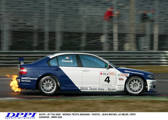 AUTO GT FIA MONZA TESTS AUTO - GT FIA 2004 - MONZA TESTS 20040305 - PHOTO : JEAN MICHEL LE MEUR DPPI ALEX ZANARDI - BMW 320i ACTION SPARK MONZAItaly  Copyright: xJEANxMICHELxLExMEURx