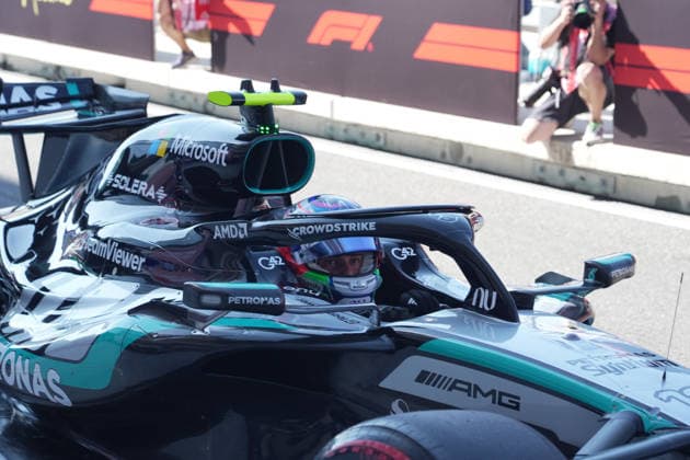 Formula 1 Crypto.com Miami Grand Prix 2026 02.05.2026, Miami International Autodrome, Miami, Formula 1 Crypto.com Miami Grand Prix 2026 ,im Bild Poleposition für das morgige Rennen für Andrea Kimi Antonelli (ITA), Mercedes-AMG Petronas Formula One Team