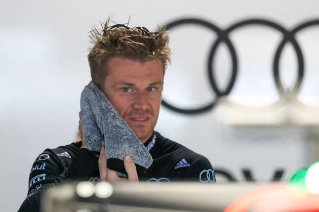 Nico Hulkenberg (Revolut Audi 27) in seiner Box, Grosser Preis von Miami, Motorsport, Herren, Formel 1, Qualifying, 02.05.2026 Miami Florida USA