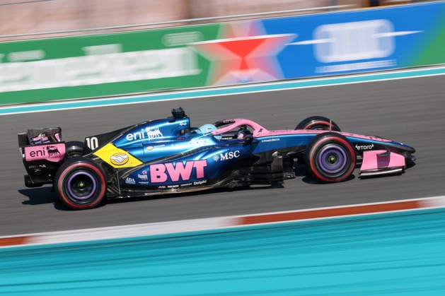 RECORD DATE NOT STATED 2nd May 2026; Miami International Autodrome, Miami, Florida, United States of America; 2026 FIA Formula 1 Miami Grand Prix; Qualifying; Pierre Gasly (10) of France and BWT Alpine Formula One Team speeds through turn seven DavidxBuono