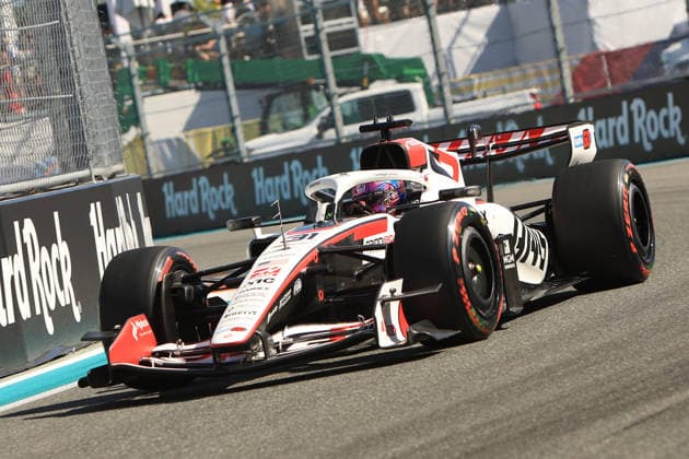 RECORD DATE NOT STATED 2nd May 2026; Miami International Autodrome, Miami, Florida, United States of America; 2026 FIA Formula 1 Miami Grand Prix; Qualifying; Esteban Ocon (31) of France and TGR Haas F1 Team races into turn 12 JeffxRobinson
