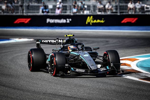 Miami, Florida, USA - May 2, 2026: Andrea Kimi Antonelli of Italy driving the (12) Mercedes AMG PETRONAS F1 Team F1 W17 during qualifying for the Miami Grand Prix 2026 at Hard Rock Stadium in Miami, USA  Copyright: xRichardxCallis SportsxPressxPhotox Sportspressphoto_SPR140135
