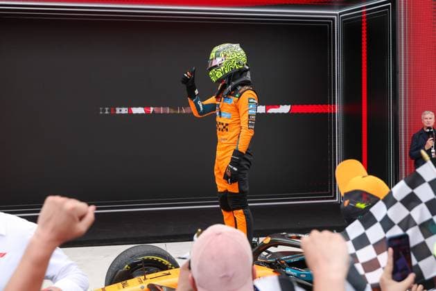 Winner, Sprint Race, Lando Norris (McLaren Formula 1 Team 1), Grosser Preis von Miami, Motorsport, Herren, Formel 1, Sprint Rennen, 02.05.2026 Miami Florida USA