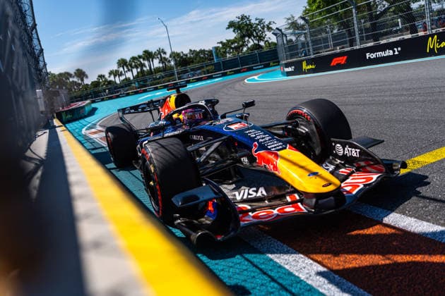 Formula 1 Miami Grand Prix 2026, USA - 02 May 2026 Oracle Red Bull Racing 1 Team s dutch driver Max Verstappen during the qualifying of the Formula 1 Miami Grand Prix 2026 Miami United States Copyright: xLucaxMartinix xSOPAxImagesx LMB02853
