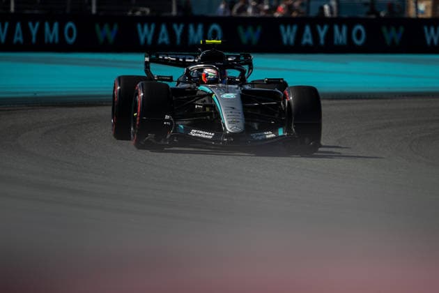 F1 - MIAMI GRAND PRIX 2026 12 KIMI ANTONELLI Andrea (ita), Mercedes AMG F1 Team W17, action during the Formula 1 Miami Grand Prix 2026, 4th round of the 2026 Formula One World Championship, WM, Weltmeisterschaft from May 1 to 3, 2026 on the Miami International Autodrome, in Miami Gardens, USA - Miami GardensUnited States  Copyright: xALBERTOxVIMERCATIx