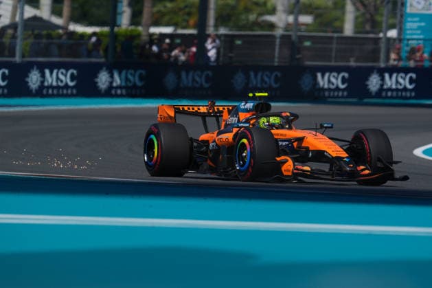 Oscar Piastri (McLaren Mastercard Formula 1 Team, Australien, 81) USA, Formel 1 Weltmeisterschaft, Miami Grand Prix, Miami International Autodrome, Miami Gardens, Qualifikation, Saison 2026, 02.05.2026 USA, Formel 1 Weltmeisterschaft, Miami Grand Prix, Miami International Autodrome, Miami Gardens, Qualifikation, Saison 2026, 02.05.2026 Miami Gardens Copyright: xEibner-Pressefoto ScottxColemanx EP_SCN