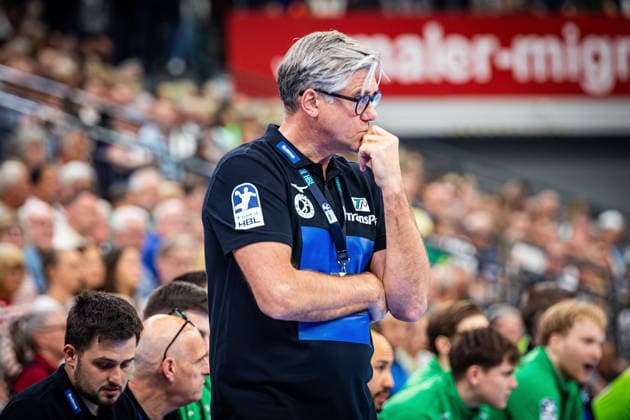 02.05.2026, xovx, Handball Daikin Handball Bundesliga, HSG Wetzlar - THW Kiel Trainer Runar Sigtryggsson (HSG Wetzlar) Wetzlar Buderus-Arena Hessen Deutschland (DE)